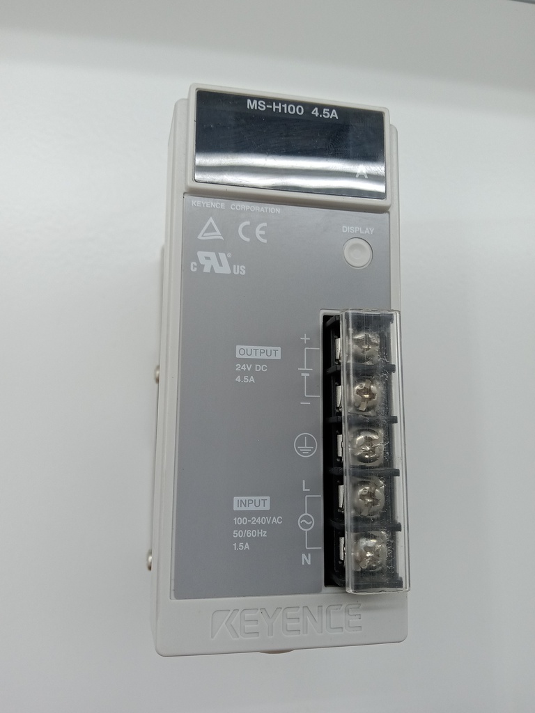 KEYENCE MS-H100 POWER SUPPLY 24VDC / 4.5A