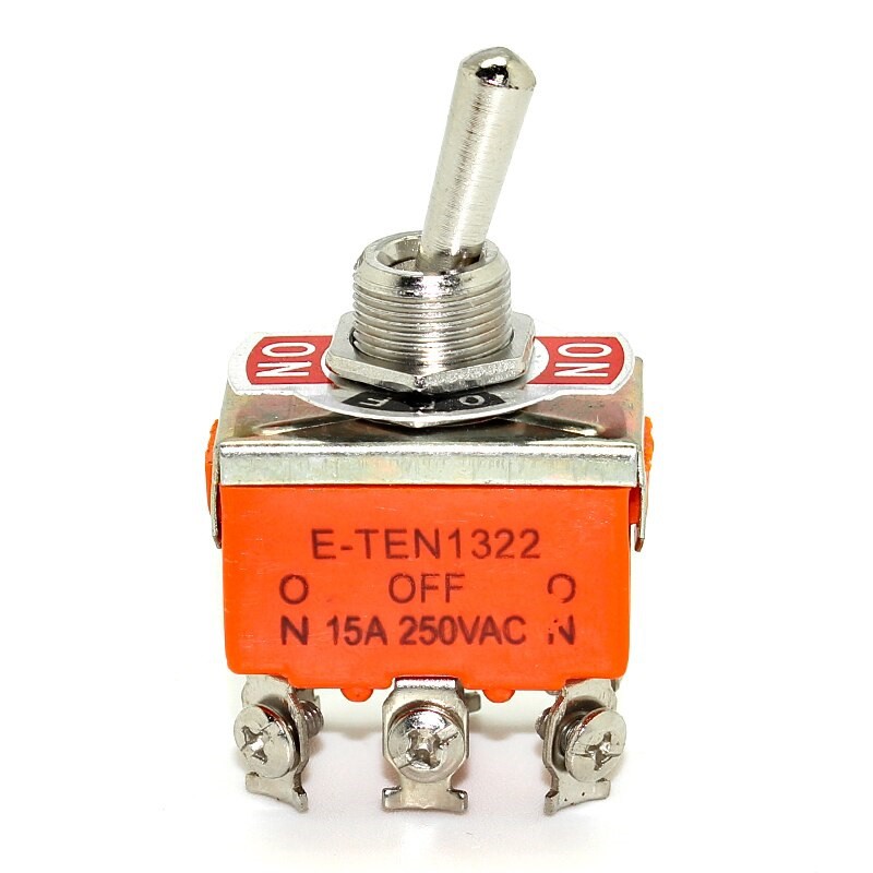 INDUSMART TOGGLE-1322-INDUSMART  6pin Toggle Switch 1322 On/off/on