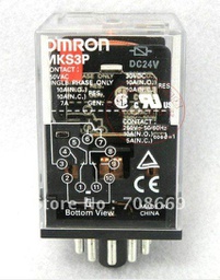 [MKS3PDC24OMR] OMRON MKS3P DC24 3PDT 10 A General Purpose Relay